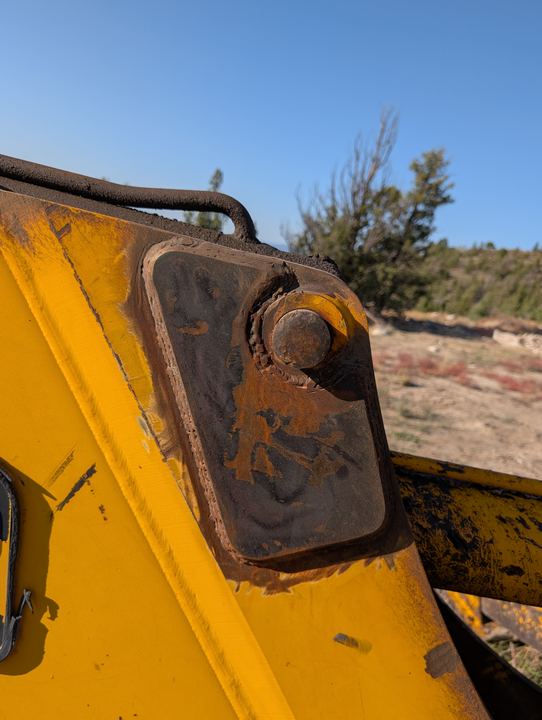 JCB backhoe boom rebuild, photo 6 of 14