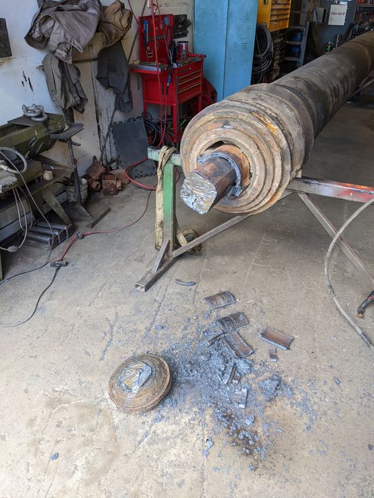 Kelly bar drive stub rebuild, photo 2 of 13