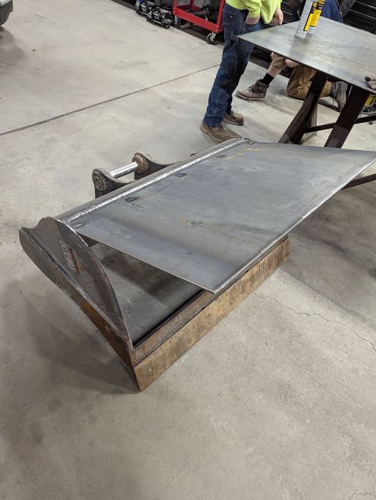 Mini ex bucket rebuild, photo 3 of 9