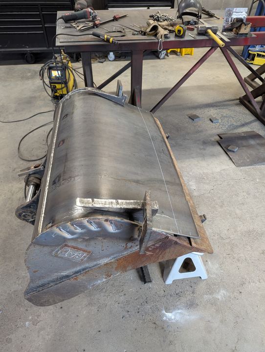 Mini ex bucket rebuild, photo 5 of 9