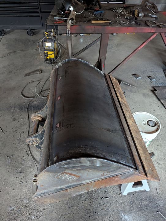 Mini ex bucket rebuild, photo 8 of 9