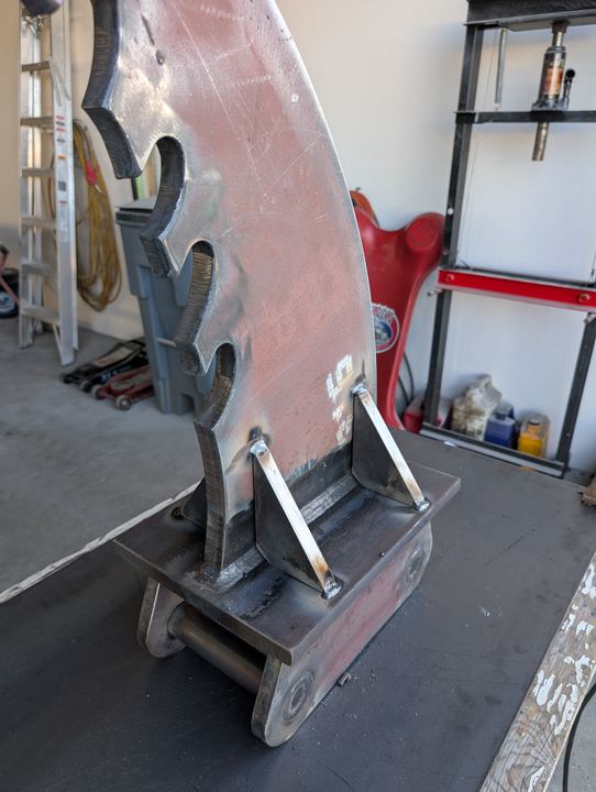Mini ex rock ripper build, photo 9 of 13