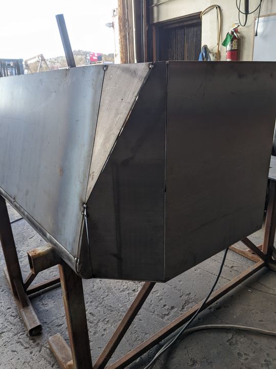 Skid steer post hole concrete bucket, photo 2 of 10