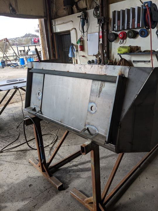 Skid steer post hole concrete bucket, photo 3 of 10