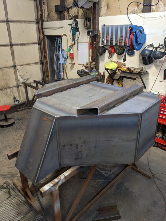 Skid steer post hole concrete bucket, photo 5 of 10