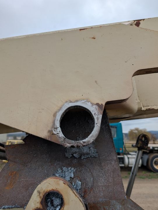 Telehandler pivot point rebuild, photo 3 of 8